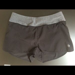 Black exercise/running shorts